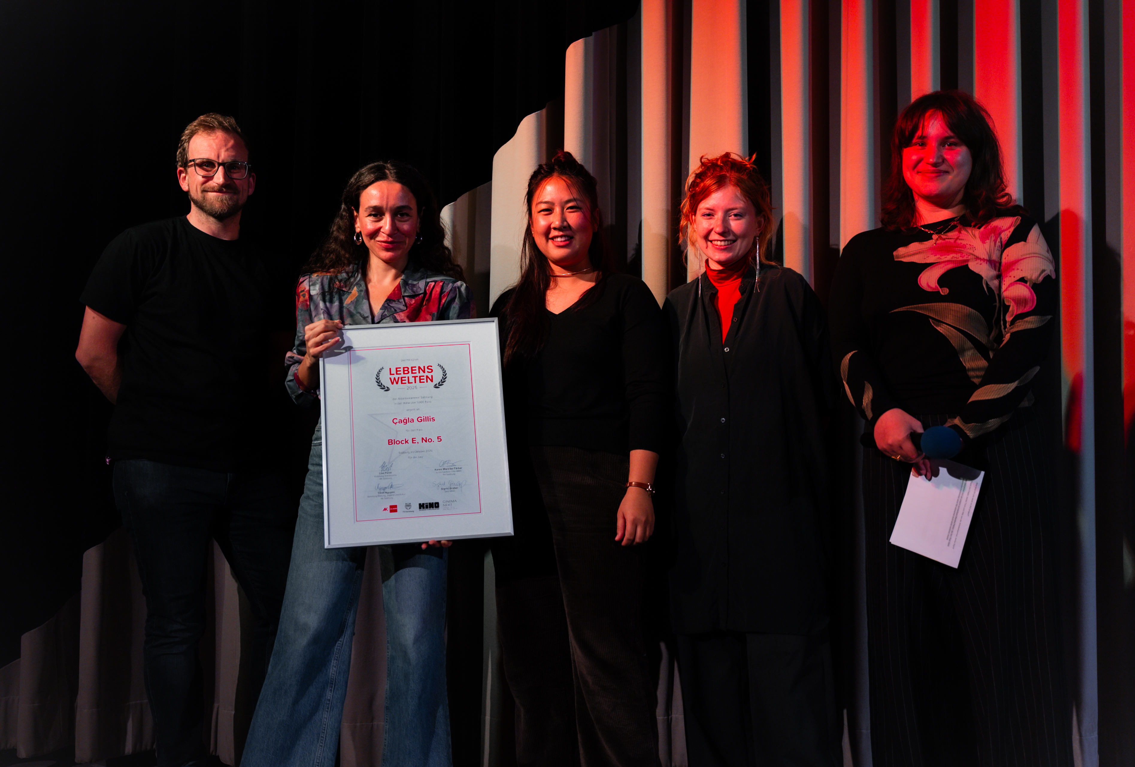 Gewinner:innen Jahresstipendium Film & Lebenswelten Förderpreis